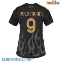 Camisa de time de futebol Juventus Randal Kolo Muani #9 Replicas 3º Equipamento Feminina 2026-27 Manga Curta